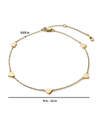 Ana Luisa Gold Anklet - Wylie Anklet