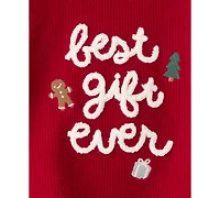 Carter's Baby Boys Best Gift Ever Holiday Sweater and Pants, 2-Piece Set