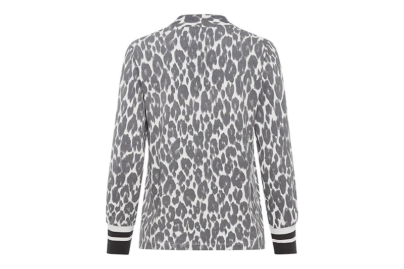 Olsen Women's Allover Leopard Print T-Shirt