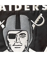 '47 Brand Men's Black Las Vegas Raiders Lacer V-Neck Pullover Hoodie