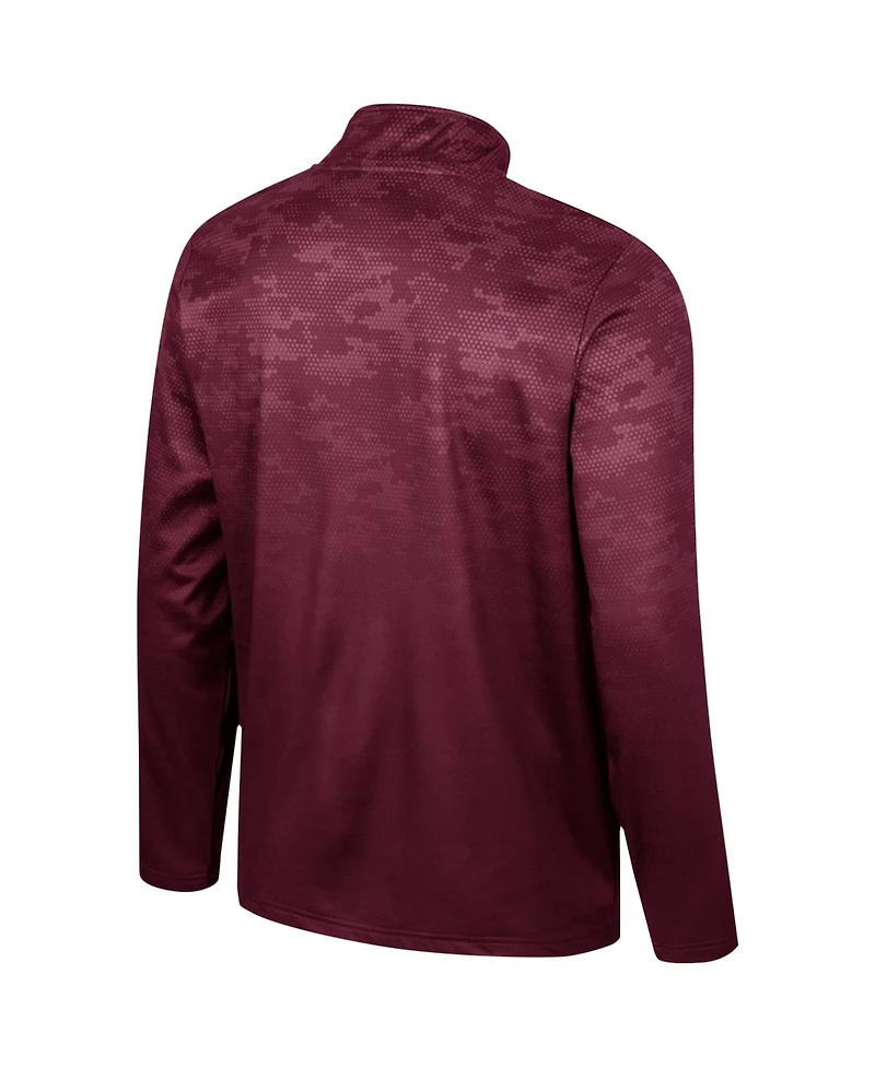 Colosseum Men's Maroon Arizona State Sun Devils The Machine Half-Zip Jacket