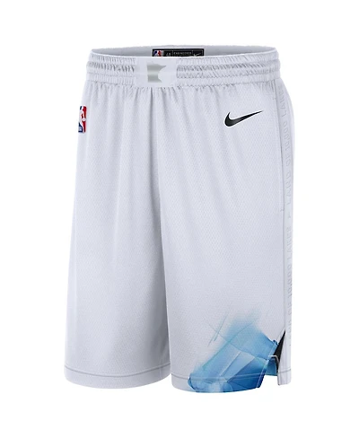 Nike Men's White Minnesota Timberwolves 2024/25 City Edition Swingman Shorts
