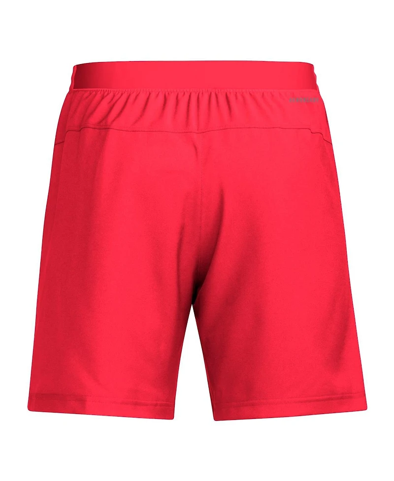 Adidas Men's Red Nc State Wolfpack Program Woven Training Shorts
