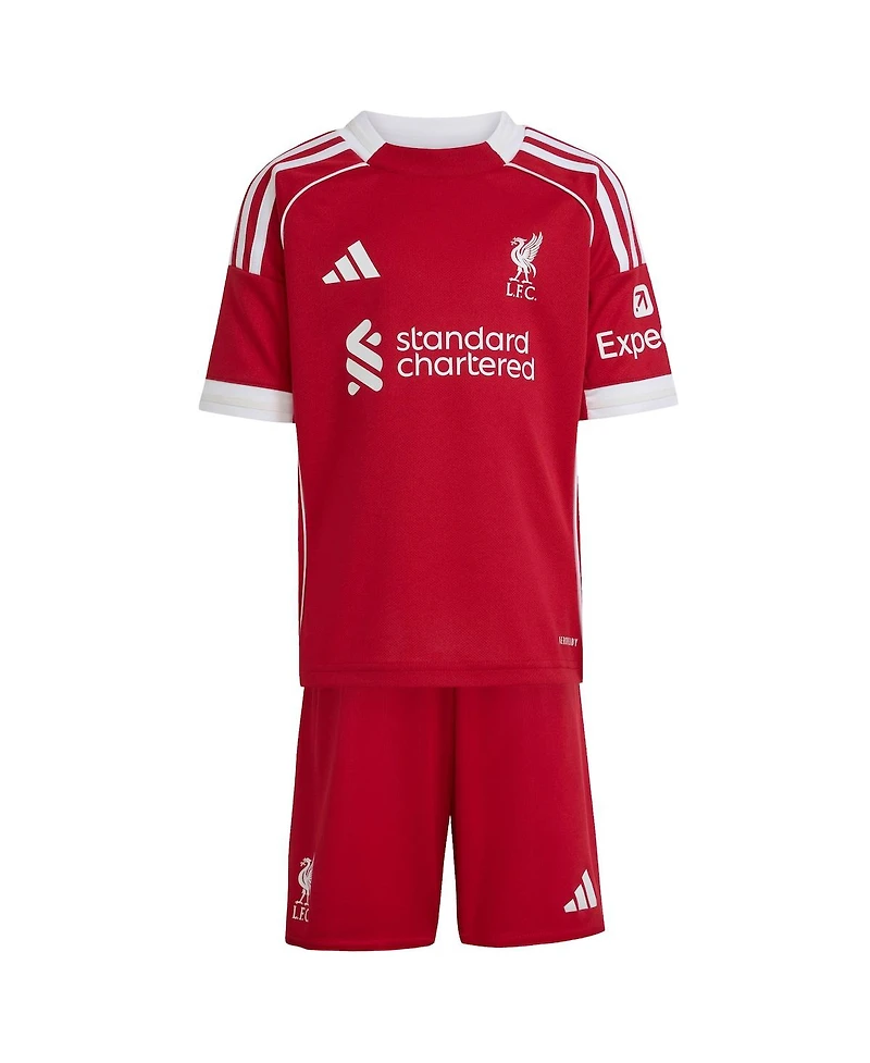 Adidas Toddler Red Liverpool 2025/26 Home Mini Kit