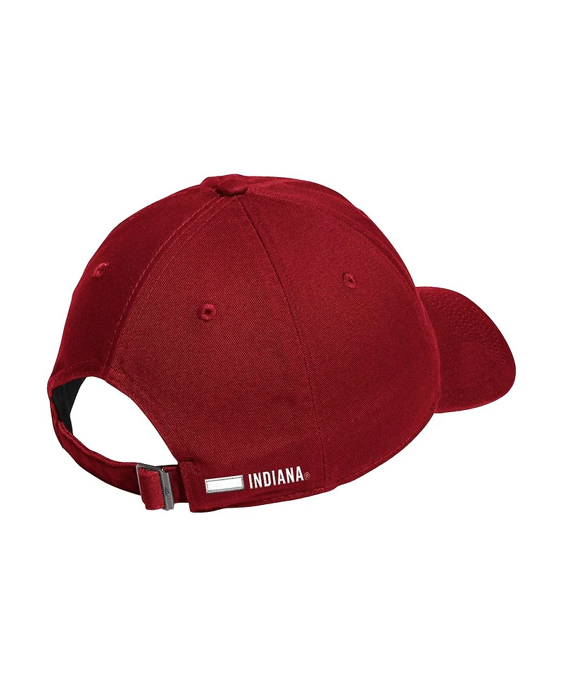Adidas Men's Crimson Indiana Hoosiers Locker Room Adjustable Slouch Hat