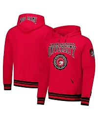 Pro Standard Men's Red Winston-Salem State Rams Crest Pullover Hoodie