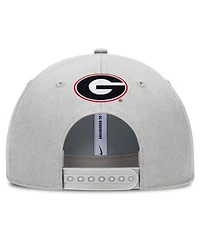 Nike Men's Gray Georgia Bulldogs 2025 Sideline Dust Pinched Rise Adjustable Hat