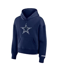 Fanatics Women's Navy Dallas Cowboys Legacy Fleece Pullover Hoodie