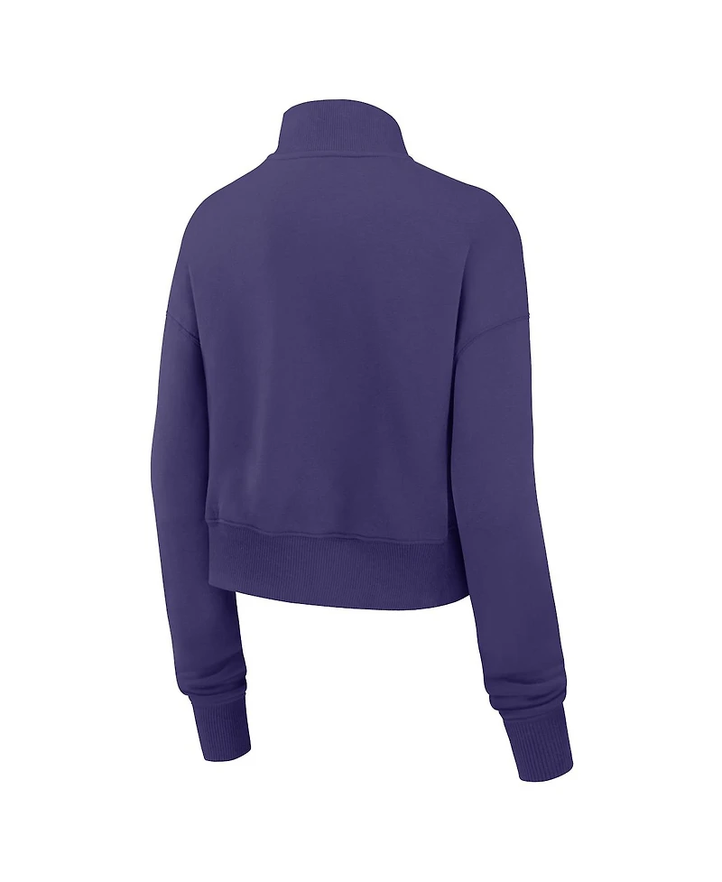 Nike Women's Purple Baltimore Ravens Primetime Phoenix Half-Zip Sweatshirt