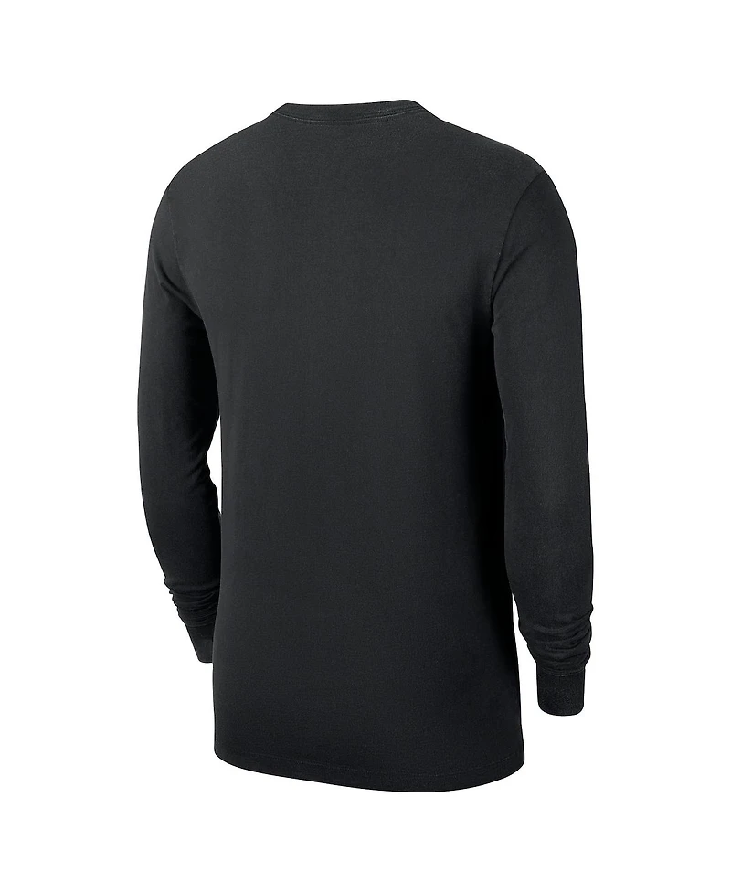 Nike Men's Black Golden State Warriors Authentic Long Sleeve Practice T-Shirt