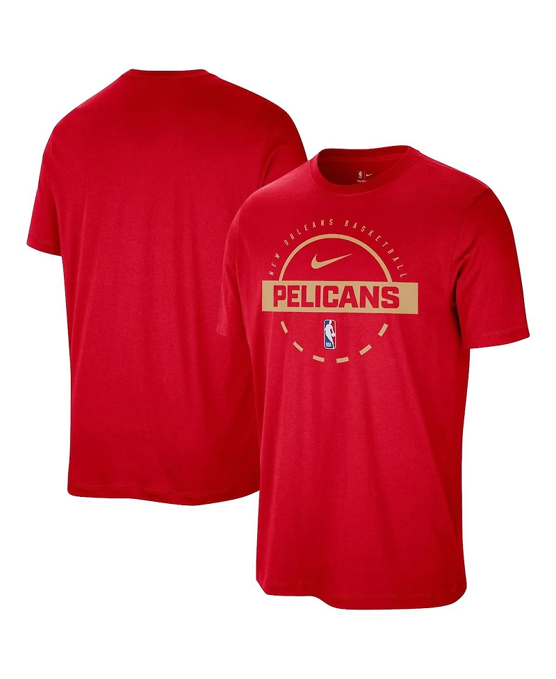 Nike Men's Red New Orleans Pelicans Authentic Practice T-Shirt