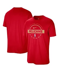 Nike Men's Red New Orleans Pelicans Authentic Practice T-Shirt