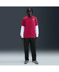 Nike Men's Red Barcelona Crest T-Shirt