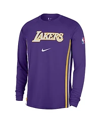Nike Men's Purple Los Angeles Lakers 2025/26 Authentic Pre-Game Legend Dri-fit Long Sleeve Shooting Shirt