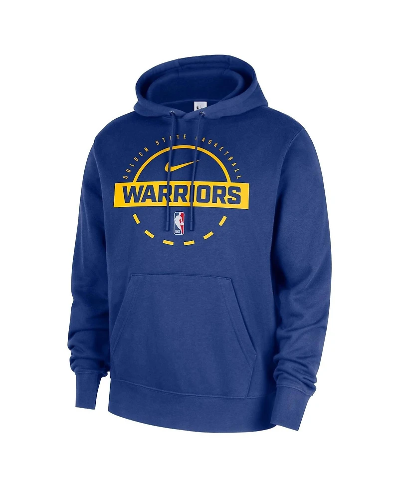 Nike Men's Royal Golden State Warriors 2025/26 Authentic Practice Club Pullover Hoodie