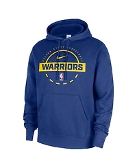 Nike Men's Royal Golden State Warriors 2025/26 Authentic Practice Club Pullover Hoodie