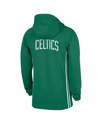 Nike Men's Kelly Green Boston Celtics Authentic On Court Zone Quarter-Zip Jacket