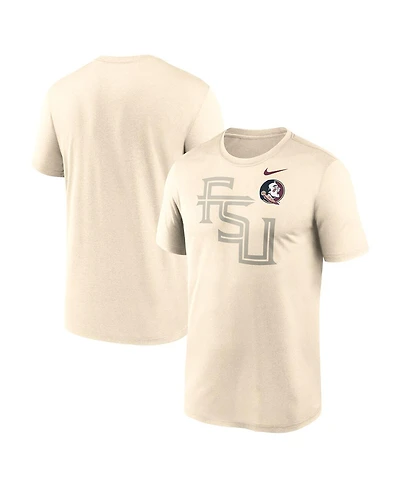Nike Men's Natural Florida State Seminoles Campus Shadow Legend Performance T-Shirt