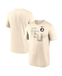 Nike Men's Natural Florida State Seminoles Campus Shadow Legend Performance T-Shirt