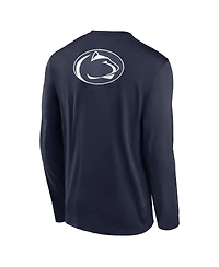 Nike Men's Navy Penn State Nittany Lions Primetime Campus 2-Hit Legend Long Sleeve T-Shirt