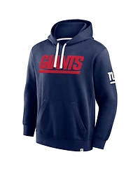 Fanatics Men's Navy New York Giants New Horizons Heritage Pullover Hoodie