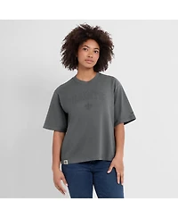 Nike Women's Charcoal New Orleans Saints Glory Arch Boxy T-Shirt