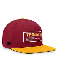 Nike Men's Cardinal/Gold Usc Trojans 2025 On-field Patch Pro Dri-fit Snapback Hat
