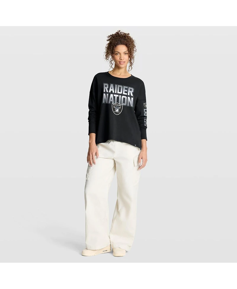 Fanatics Women's Black Las Vegas Raiders Hometown Legacy Long Sleeve T-Shirt