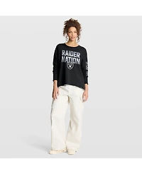 Fanatics Women's Black Las Vegas Raiders Hometown Legacy Long Sleeve T-Shirt