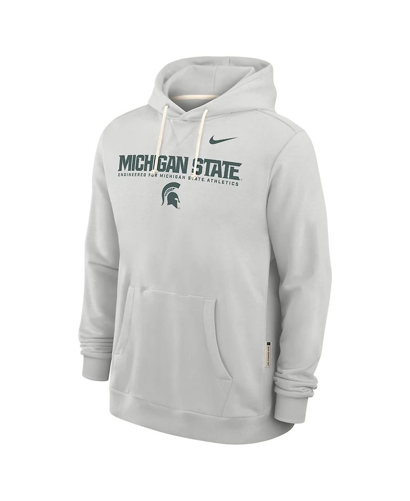 Nike Men's Michigan State Spartans 2025 Sideline Standard Issue Dri-fit Hoodie