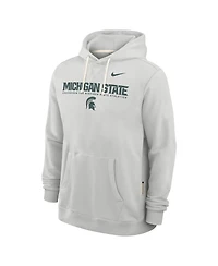 Nike Men's Michigan State Spartans 2025 Sideline Standard Issue Dri-fit Hoodie