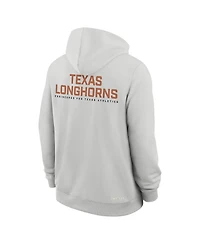 Nike Men's Gray Texas Longhorns 2025 Sideline Standard Issue Dri-fit Full-Zip Hoodie