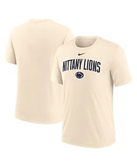 Nike Men's Natural Penn State Nittany Lions Arch Logo Triblend T-Shirt