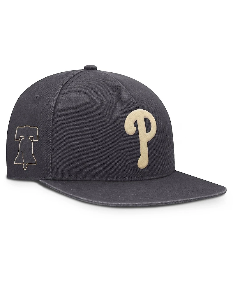Nike Men's Anthracite Philadelphia Phillies Monotone Pro Adjustable Hat