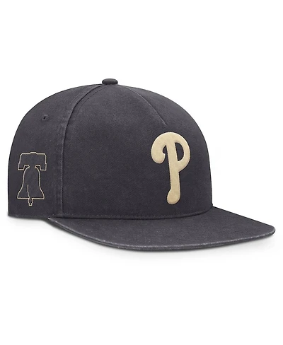 Nike Men's Anthracite Philadelphia Phillies Monotone Pro Adjustable Hat