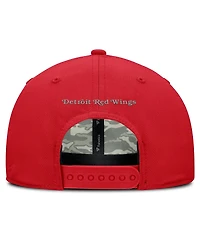 Fanatics Men's Red Detroit Red Wings Homage Adjustable Hat