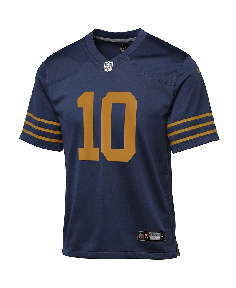 Nike Big Boys and Girls Jordan Love Navy Green Bay Packers The 1923 Classic Game Jersey