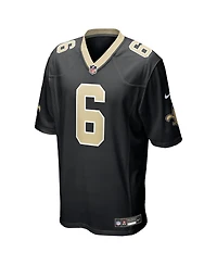 Nike Men's Tyler Shough Black New Orleans Saints Game Jersey