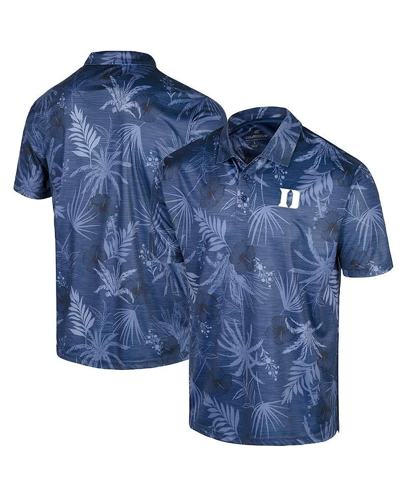 Colosseum Men's Royal Duke Blue Devils Palms Team Polo Shirt