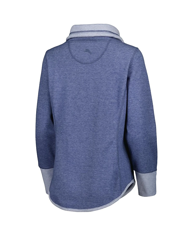 Tommy Bahama Women's Heathered Royal Buffalo Bills Sport Sun Fade Full-Zip Sweatshirt