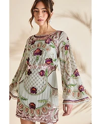 Coast Women's Heavily Embellished Sequin Mini Dress