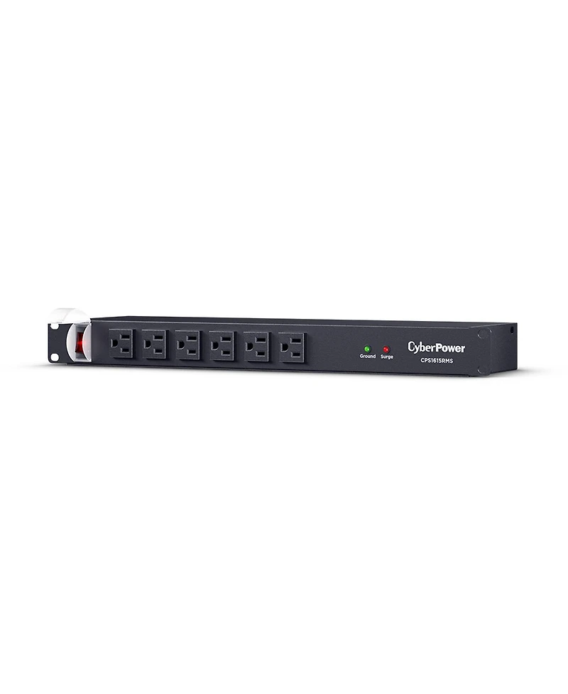 CyberPower CPS1615RMS 16-Outlet Rackbar Surge Protector with 6' Power Cord