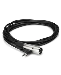 Hosa Technology 5' Right Angle Stereo 3.5mm, 1/8", Mini Male to 3 Pin Xlr male, Xvm-105M