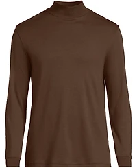 Lands' End Big & Tall Cotton Supima Mock Turtleneck