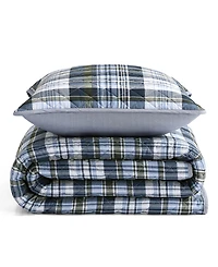 Tommy Hilfiger Bleecker Plaid Cotton Reversible 3-Pc. Quilt Set