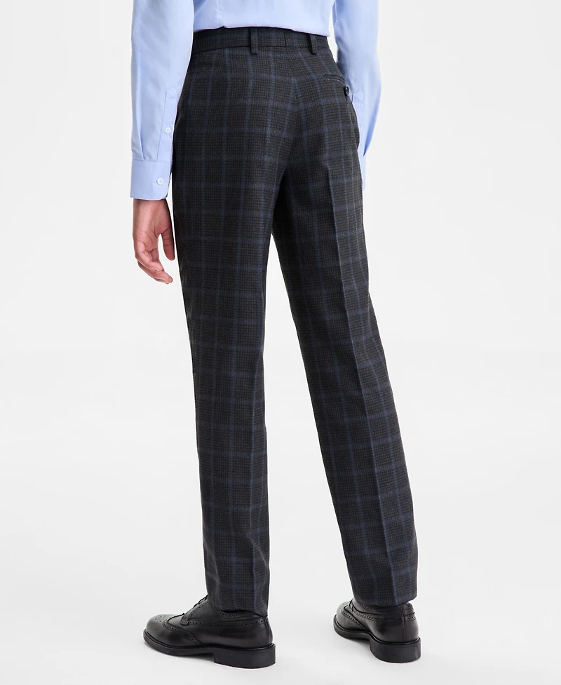 B By Brooks Brothers Big Boys Classic Flat-Front Pants