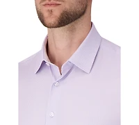 Report Collection Men's 4-Way Geo Print Dress Shirt