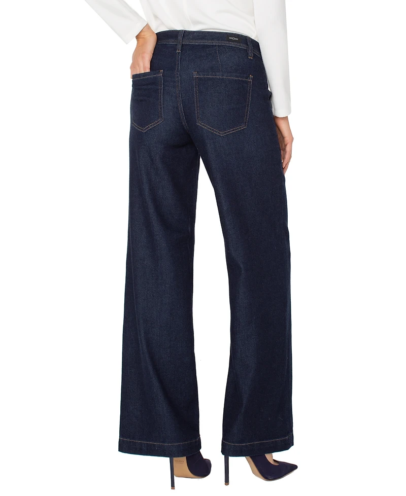 Liverpool Los Angeles Women's Wide Leg Denim Jeans
