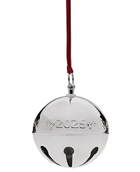 Wallace 2025 Silver-Plated Pierced Sleigh Bell Ornament, 55th Edition