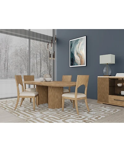 Frandlyn 5pc Dining Set (Table + 4 Side Chairs